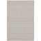 Homeroots 5 x 7 ft. Gray & Ivory Geometric Indoor & Outdoor Area Rug 389539 - alternate 10